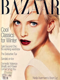 NADJA AUERMANN Kate Moss ROBIN WRIGHT Harper's BAZAAR Magazine US November 1994