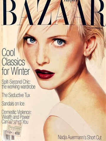 NADJA AUERMANN Kate Moss ROBIN WRIGHT Harper's BAZAAR Magazine US November 1994