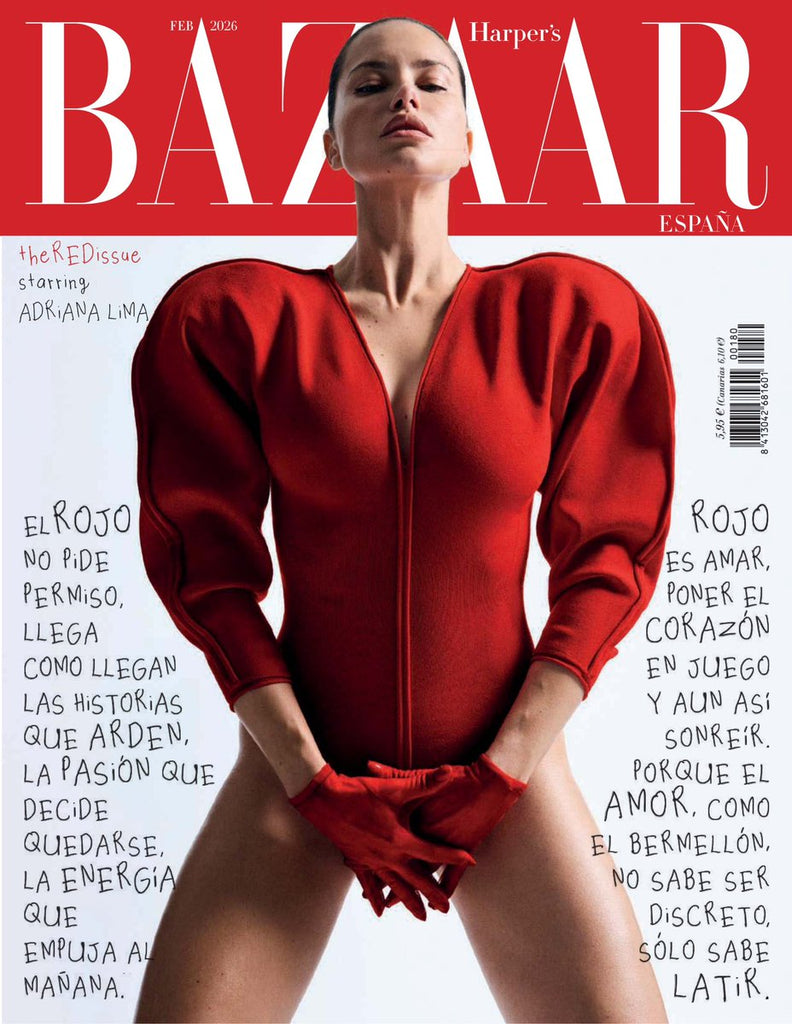 ADRIANA LIMA Harper's BAZAAR Magazine Spain February 2026 NEW