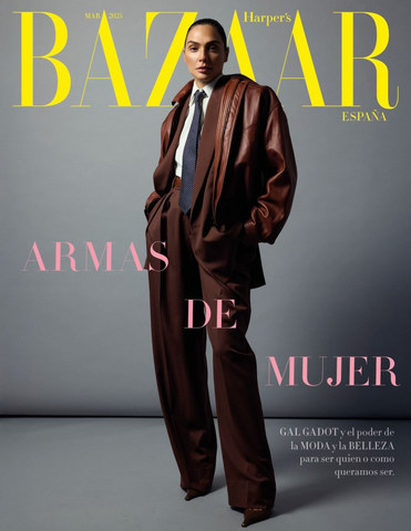 GAL GADOT Harpers Bazaar Spain Magazine March 2025 Zoe Saldana NEW
