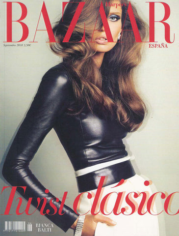 HARPER'S BAZAAR Magazine Spain September 2010 BIANCA BALTI Vanessa Paradis LAETITIA CASTA