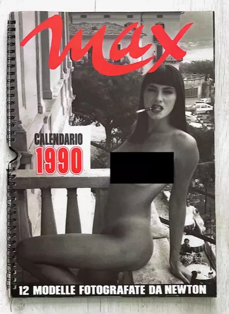 HELMUT NEWTON 1990 Calendar FIRST CALENDAR EVER (No Magazine) Rare