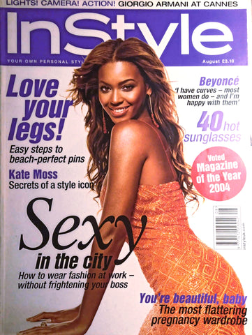 Beyonce Knowles KATE MOSS Bridget Moyanahan INSTYLE Magazine August 2004