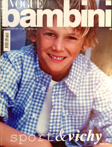 VOGUE BAMBINI Magazine Italia May 2007 Kids Children Enfant Swimsuit Fashion