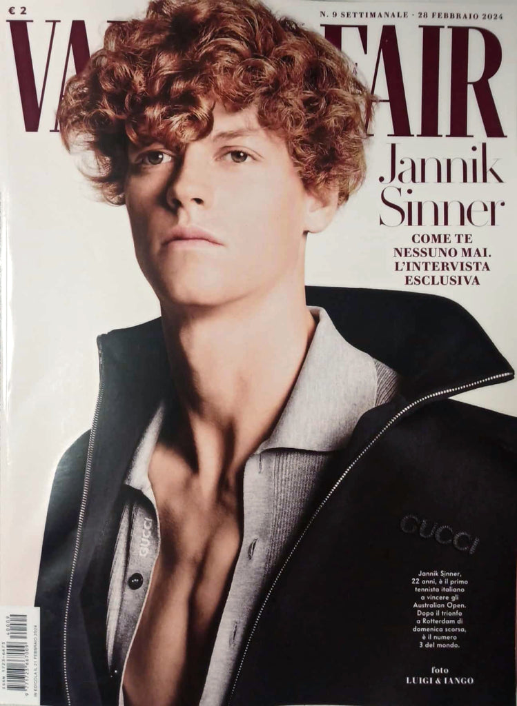 VANITY FAIR Magazine Italia February 2024 Jannik Sinner by Luigi & Ian