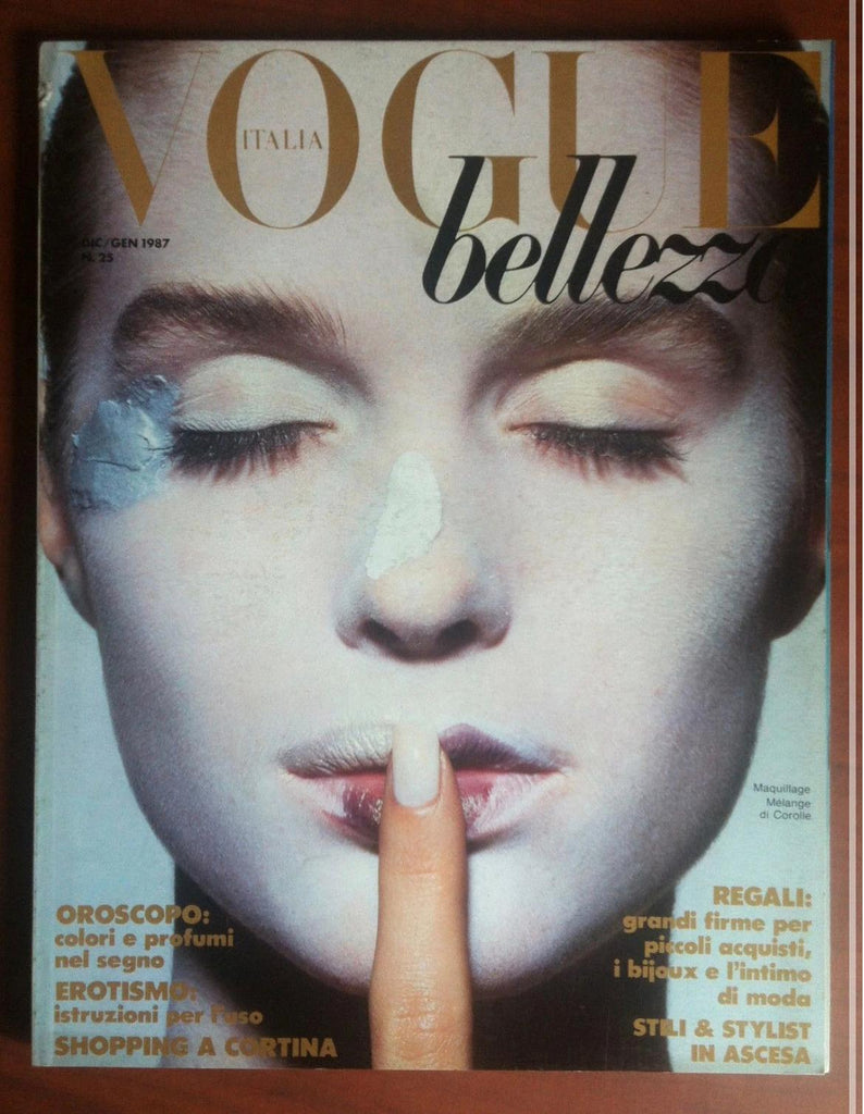 VOGUE BELLEZZA Magazine Italia January 1987 #25 - magazinecult