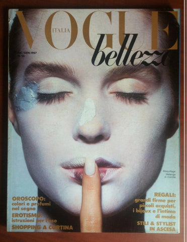 VOGUE BELLEZZA Magazine Italia January 1987 #25