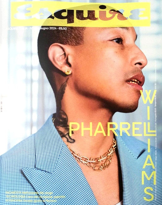Pharrell WIlliams JAMES FRANCO ESQUIRE Magazine Italy June 2024 BRAND NEW