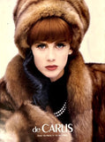 VOGUE Magazine Italia PELLICCE Fur DE CARLIS Supplement October 1987