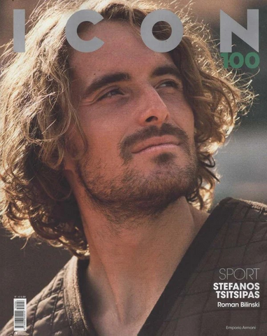 STEFANOS TSITSIPAS Icon Magazine #100 October 2025 Roch Barbot BRAND NEW