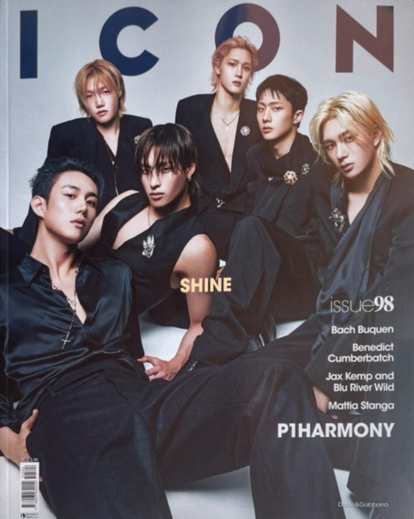 P1HARMONY Icon Magazine Italia #98 July 2025 BRAND NEW