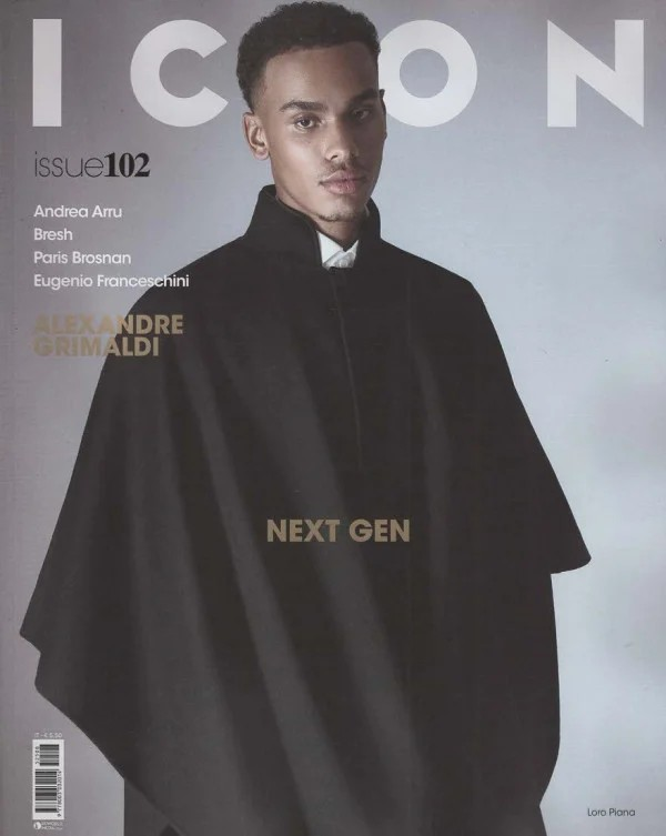 ALEXANDRE GRIMALDI Icon Magazine #102 December 2025 Paris Brosnan LOUIS GARREL New