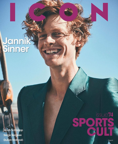 JANNIK SINNER Noah Schnapp ICON Magazine #74 July 2022
