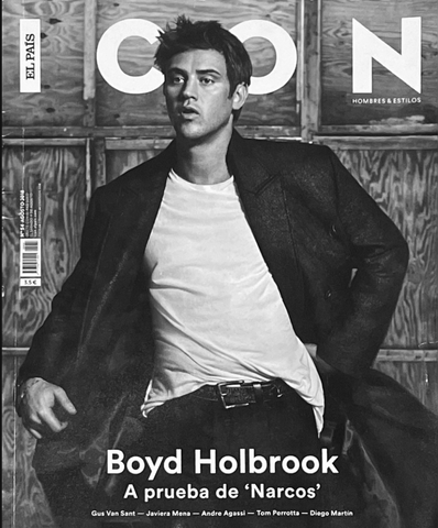 ICON Spain Magazine August 2018 BOYD HOLBROOK Diego Martin ANDRE AGASSI Gus Van Sant