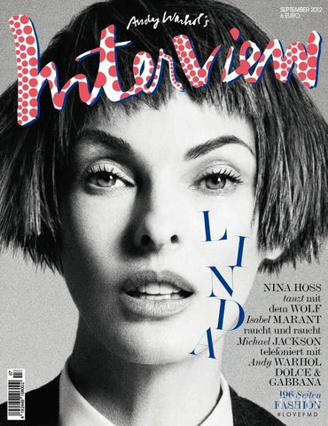 LINDA EVANGELISTA Interview Magazine Germany 2012