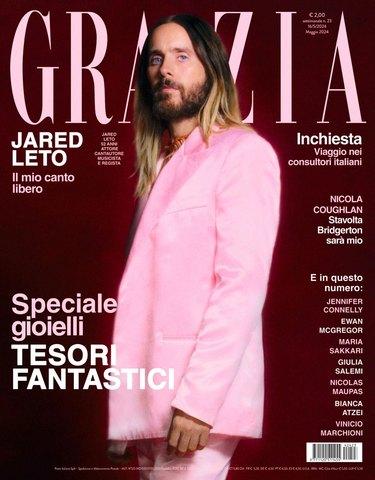 JARED LETO Grazia Magazine Italia May 2024 Brand New