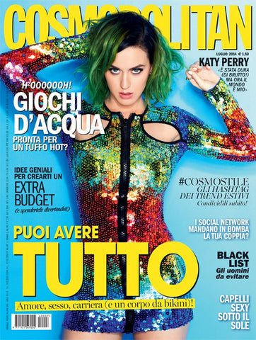 Katy Perry Cosmopolitan Magazine Italia July 2014 Brand New