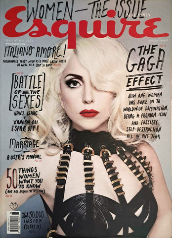 LADY GAGA rare ESQUIRE Magazine MALAYSIA June 2011 