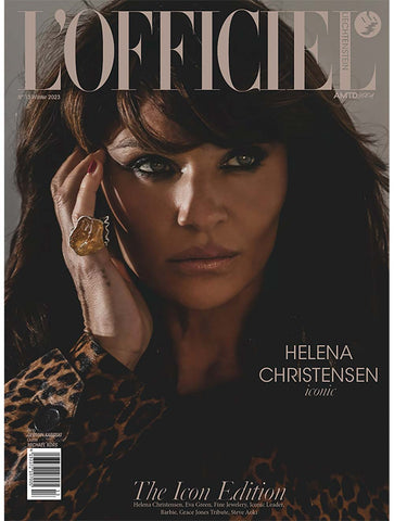 HELENA CHRISTENSEN L'Officiel Magazine Liechtenstein Winter 2023