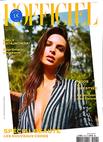 L'OFFICIEL Magazine Paris May 2017 EMILY RATAJKOWSKI Marthe Wiggers NEW