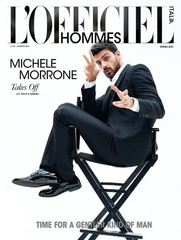MICHELE MORRONE Jonathan Bailey L'OFFICIEL HOMMES ITALIA #26 Magazine Spring 2021