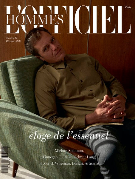 L'Officiel Hommes Magazine December 2015 MICHAEL SHANNON Kit Butler TOM HOLMES