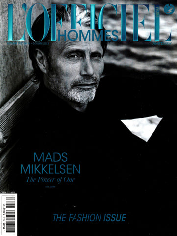 MADS MIKKELSEN L'Officiel HOMMES Paris Magazine Fall 2023 NEW