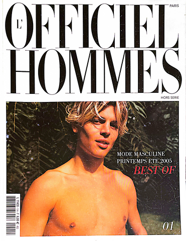 L'OFFICIEL HOMMES Magazine S/S 2005 IAN Isabeli Fontana WERNER SCHREYER