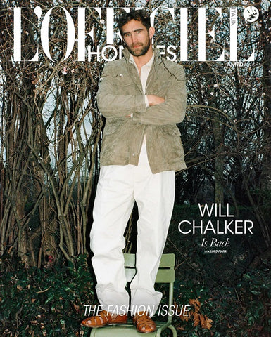 L'OFFICIEL Hommes Magazine ITALIA April 2024 Will Chalker BRAND NEW