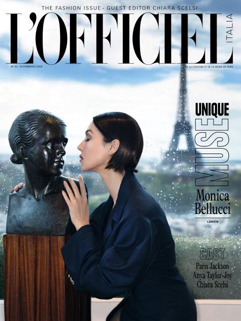 L'OFFICIEL Magazine ITALIA 2020 MONICA BELLUCCI Paris Jackson CHIARA SCELSI Anya Taylor Joy