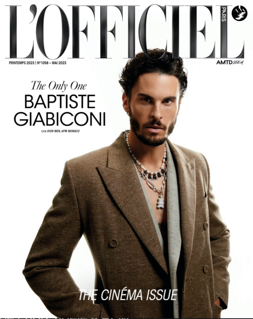L'Officiel Magazine Paris May 2023 BAPTISTE GIABICONI Ludivine Sagnier BRAND NEW