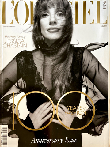 L'OFFICIEL Paris Magazine September 2021 JESSICA CHASTAIN Pat Cleveland ERIN O'CONNOR