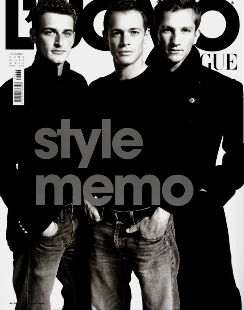 L'UOMO VOGUE Magazine December 2003 TESTINO Tim Walker TILDA SWINTON Mike Mills