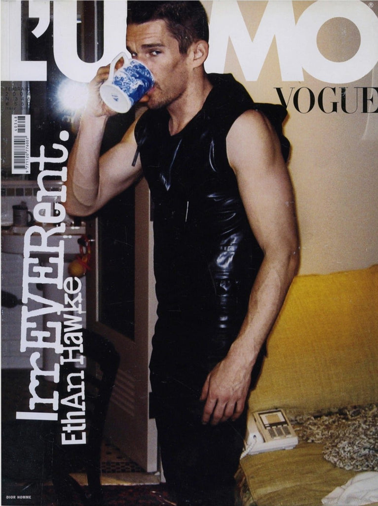 L'UOMO VOGUE Magazine February 2004 ETHAN HAWKE Wentworth Miller JUDE LAW