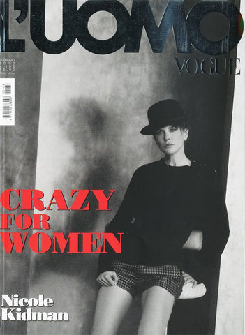 L'UOMO VOGUE Magazine February 2010 NICOLE KIDMAN Lucy Liu TYRA BANKS Paz Vega