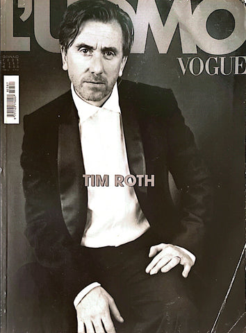 L'UOMO VOGUE Magazine January 2008 TIM ROTH Laetitia Casta BRADY CORBET Gainsbourg