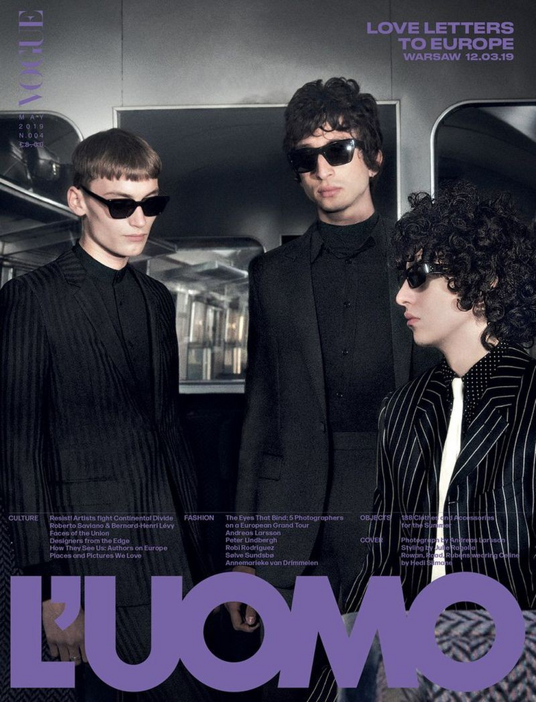 L'UOMO VOGUE Magazine May 2019 Parker Van Noord VANESSA PARADIS Joel Kinnaman