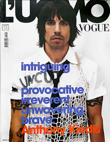 L'UOMO VOGUE Magazine November 2003 ANTHONY KIEDIS Andres Velencoso MICHEL COMTE