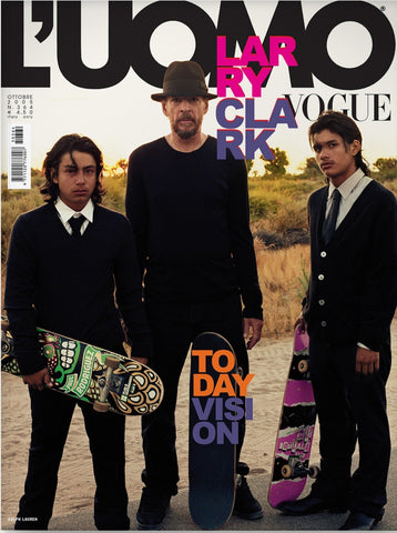 L'UOMO VOGUE Magazine October 2005 BRUCE WEBER Larry Clark TIM WALKER Sean Faris