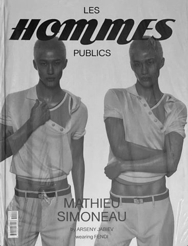 MATHIEU SIMONEAU Les HOMMES PUBLICS Magazine 2025 Sealed Hard Cover Book JON KORTAJARENA
