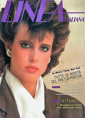 LINEA ITALIANA Magazine January 1981 GUY BOURDIN Vintage like Vogue