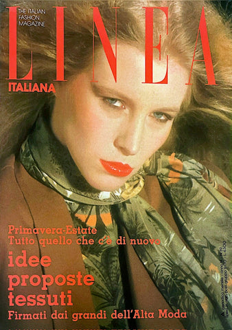 LINEA ITALIANA Magazine March 1978 ALBERTA TIBURZI Vintage like Vogue