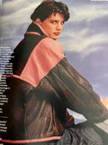 GIA CARANGI Lise Brand KATHY IRELAND Linea ITALIANA Magazine October 1982