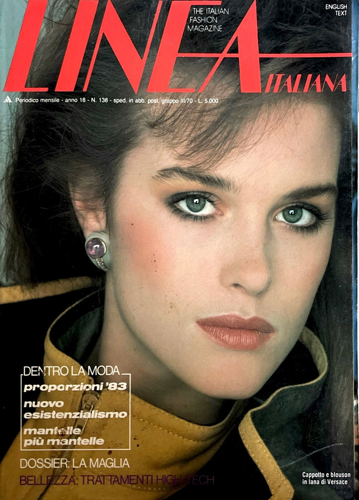 LINEA ITALIANA Magazine September 1982/2 Laura Roberson CYRIELLE CLAIR - magazinecult