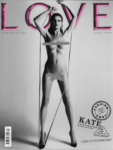 LOVE Magazine #3 2010 KATE MOSS Dree Hemingway NIMUE SMITH Lara Stone