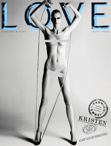 LOVE Magazine #3 2010 KRISTEN MCMENAMY Dree Hemingway NIMUE SMITH Lara Stone