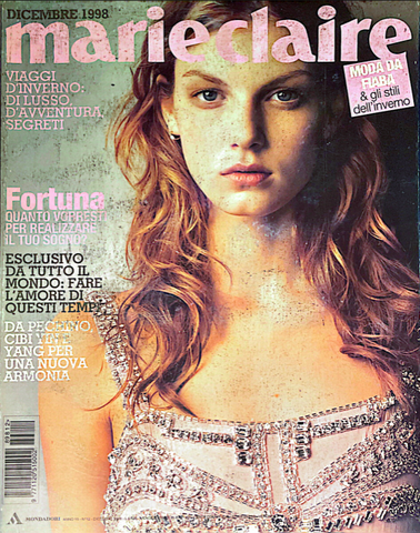 MARIE Claire Magazine Italia December 1998 ANGELA LINDVALL Tanga Moreau JENNY KNIGHT