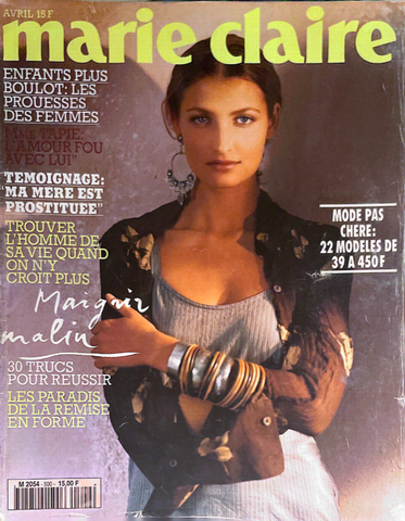 MARIE CLAIRE Magazine France April 1994 TEREZA MAXOVA Jaime Rishar HEATHER STEWART WHYTE