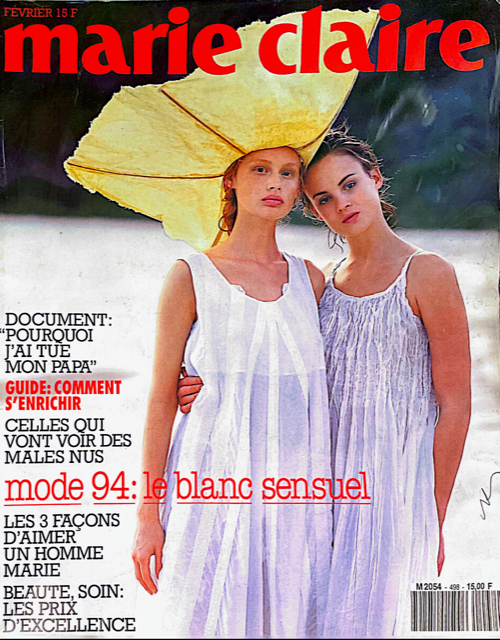 MARIE CLAIRE Magazine France February 1994 MICHELLE BEHENNAH Patricia Hartmann MAXOVA