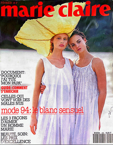 MARIE CLAIRE Magazine France February 1994 MICHELLE BEHENNAH Patricia Hartmann MAXOVA